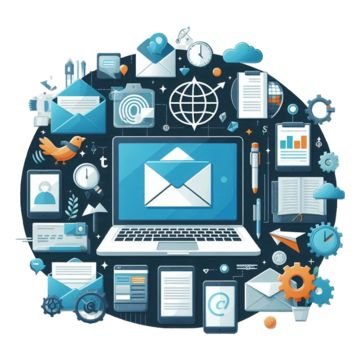 email marketing concept with mail transparent free download, email 3d, email marketing, email marketing icon png transparent image and clipart for free download